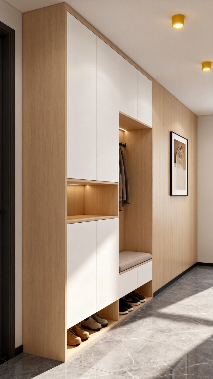 Image of Custom Entrance Cabinet