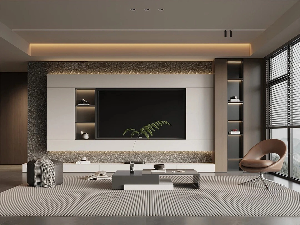 Modern Minimalist Custom TV Cabinet