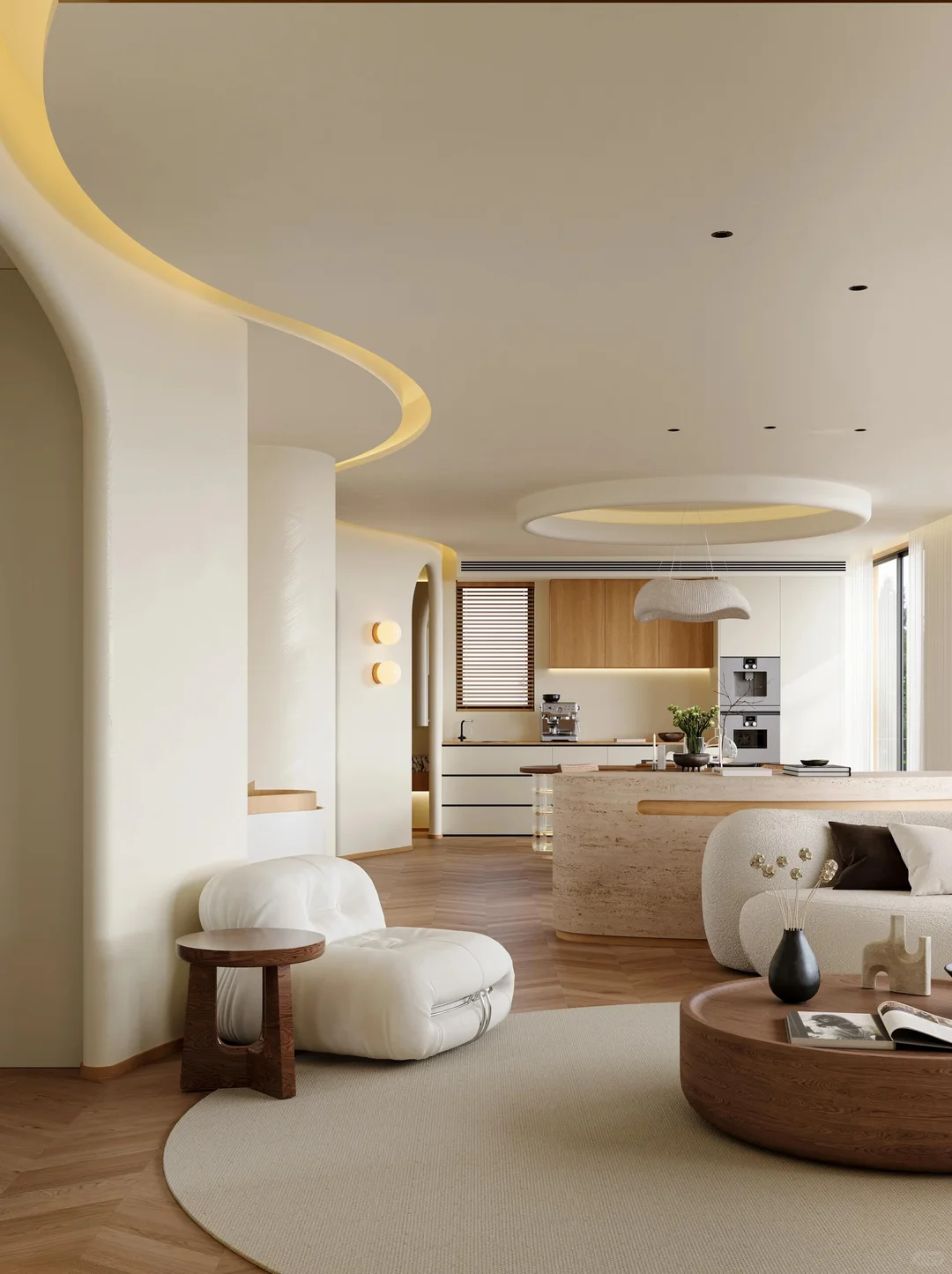 Image of Custom Cabinets for Moms: Eco-Friendly Materials & Safe Rounded Corner Design