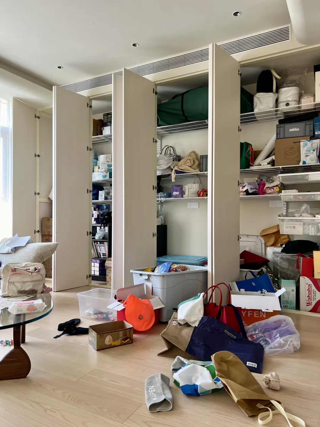 Image of After Whole-House Custom Cabinets Installation: Homeowner Says No More Sundries Scattered All Over The Floor