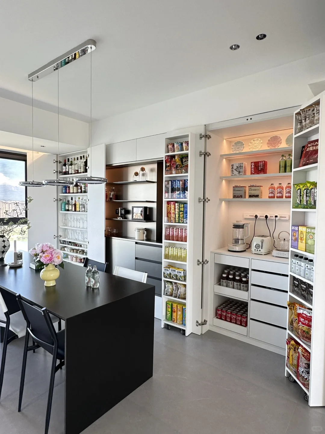 Image of Custom Cabinets for Newlywed Bridal Home | Storage Space More Than Doubled