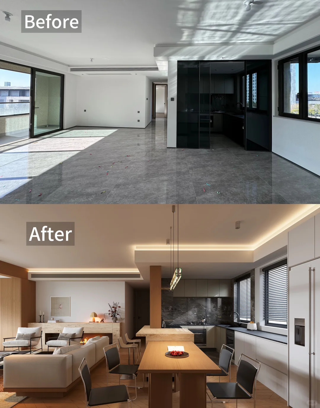 Image of Custom Cabinets for Finished Hardcover Apartment: Step-by-Step Transformation Into Your Ideal Home