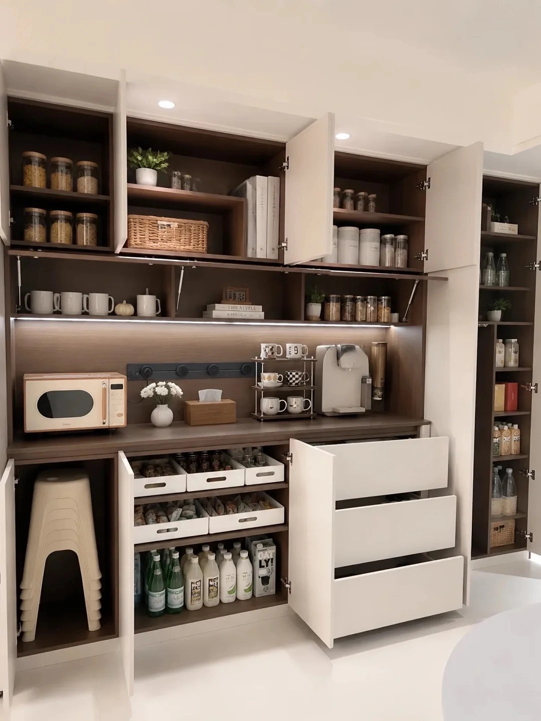 Image of Custom Dining Sideboard Installed Today With Ultra Powerful All-Round Storage Capacity