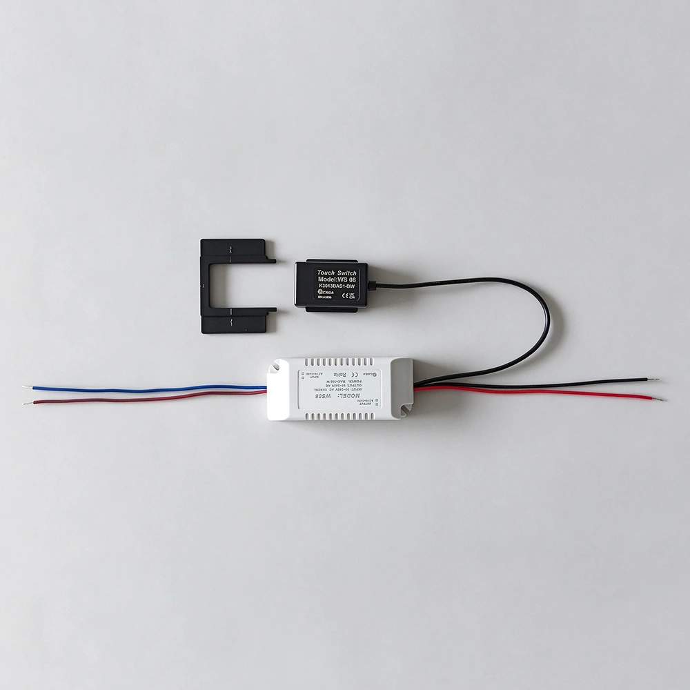 90~240V AC Single-Key Mirror Touch Sensor Switch K3013BAS1-BW 4