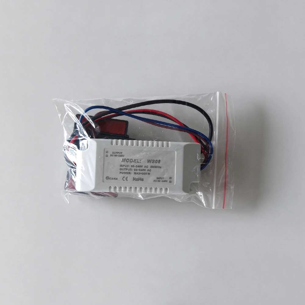 90~240V AC Single-Key Mirror Touch Sensor Switch K3013BAS1-BW 5