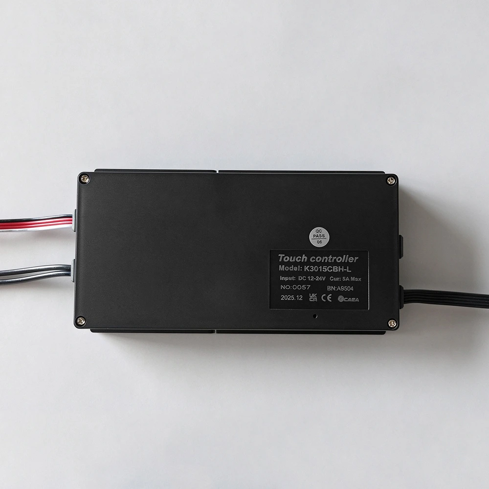 6-Key Mirror Touch Switch with Bluetooth Time & Temperature Display K3015CBH-L 4